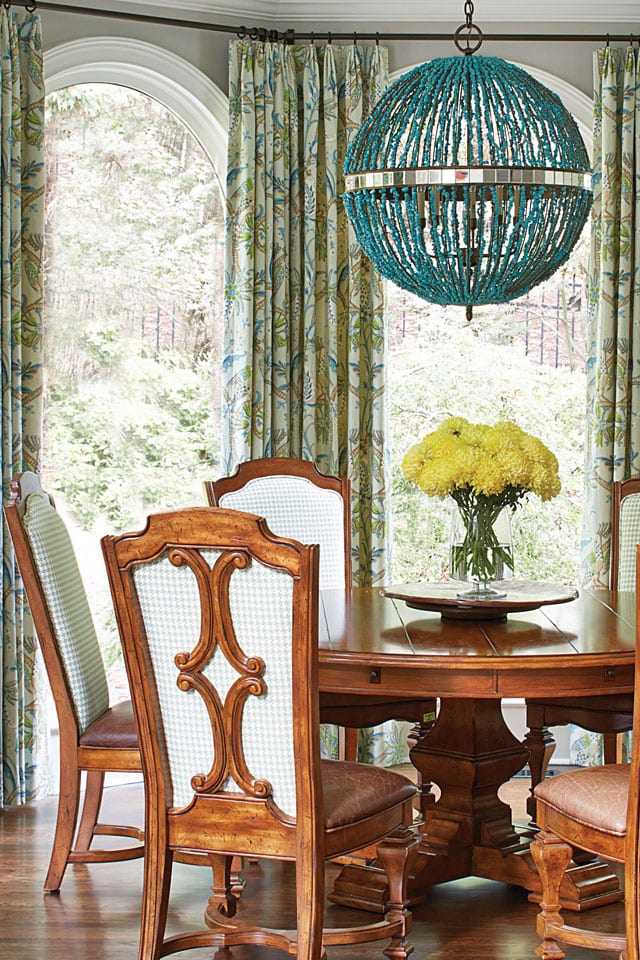 Dining room designed by Kandrac & Kole Interiors